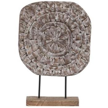Figura Decorativa Natural 35,5 x 10,5 x 51 cm