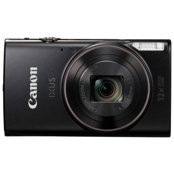 Cámara Compacta Canon IXUS 285 HS A Negra, 20 MP, Zoom Óptico 12x, Wi-Fi y Vídeos Full HD
