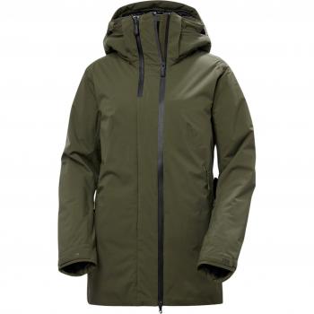 Helly Hansen Women's Nora Long Insulated Ski Jacket Green XS