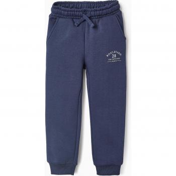 Pantalón deportivo de niño Zippy con interior perchado y cordón de ajuste, modelo Zkbap0401, color azul