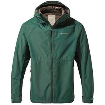 Craghoppers Remus Chaqueta Impermeable, Hombre, Verde Montaña, XL
