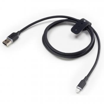 Cable ZAGG Charge Stream USB a Lightning 1m Negro