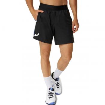 Asics Match 7in Shorts Hombres - Negro, Azul