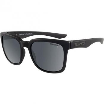 Dirty Dog Blade Polarised Sunglasses - Matte Black & Grey