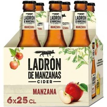 Ladrón de Manzanas Cider Pack Botellas, 6 x 250ml