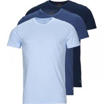 Polo Ralph Lauren Men's 3-Pack Crew Neck T-Shirts - Blue and Navy