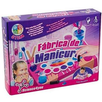 Science4you-Fábrica Fábrica de Manicura-Juguete Científico y Educativo para Ninõs +8 Años, Multicolor