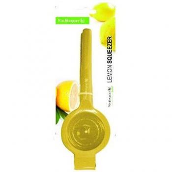 Vin Bouquet FIK 016 - Exprimidor para Cítricos, Exprimidor Zumo Manual, Exprimidor de Mano Portátil para Naranja Limón Lima y Cítricos, Color Amarillo