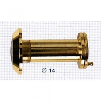Mirillas opticas M61698 - Mirilla superviewer con tapa 25-45 normal dorada
