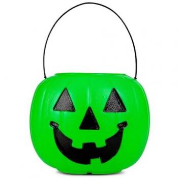 Cesta de Calabaza Verde con Asa 21,6x21,6x30,5 cm