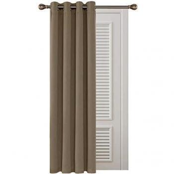 Deconovo Cortinas Salón, Opacas Modernas Térmicas Aislante Decorativas, con Ojales, 132x274 cm