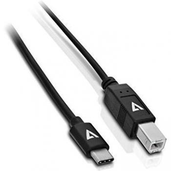 V7 3N1140 2m USB B USB C Negro - Cable USB