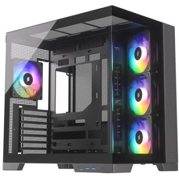 Caja PC Silentware View A-RGB Torre Midi ATX con vidrio templado y RGB