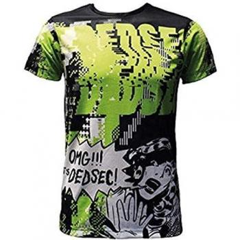 Camiseta Dedsec Acid Green OMG Watchdogs Talla XL