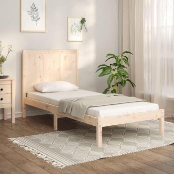 Cama de madera maciza de pino 90x200 cm