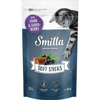 Smilla Soft Sticks Cat Treats - Lamb & Elderberry Flavor - 50g Pack