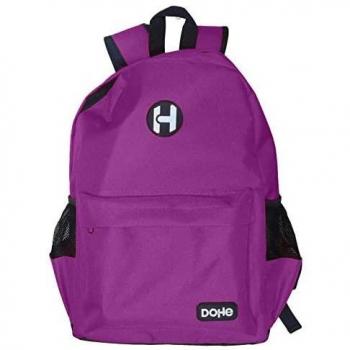 Mochila Icon Morado - DOHE 50880 con Bolsillo Exterior e Interior para Tablet, Tirantes Reforzados y Ajustables