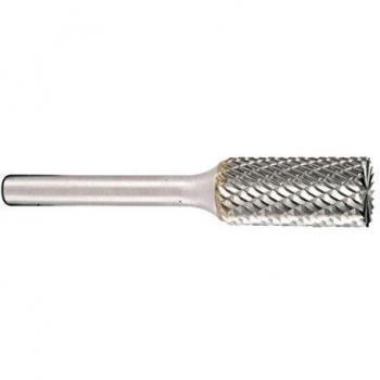 Metabo 628341000 628341000-Fresa cilíndrica dentado Frontal en Cruz 6 x 50 mm Longitud Trabajo 18 mm vástago de 6 mm, 0 V, Negro, Normal
