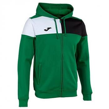 Chaqueta con capucha Joma Crew V hombre/niño verde negro blanco