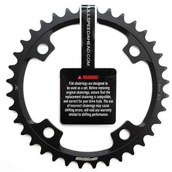 Plato FSA K-Force SL-K Powerbox ABS 110 BCD 36D negro para bicicleta de carretera 2x10/11v
