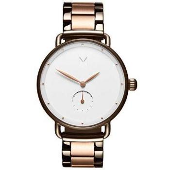 MVMT Reloj para Mujer de Cuarzo analógico con Correa en Acero Inoxidable D-FR01-TIRGW, Dorado