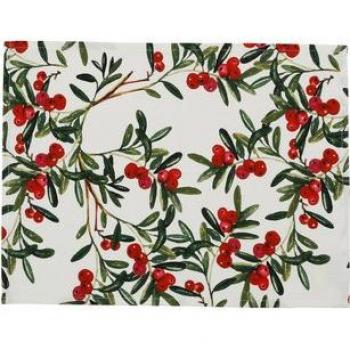 Mantel Individual Côté Table AIRELLE X 2 en Rojo