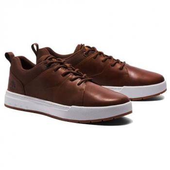 Zapatillas Timberland Maple Grove Oxford de Cuero Marrón Anaranjado para Hombre - Talla 43