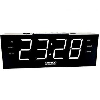 Radio Despertador Daewoo DCR-560 Negro