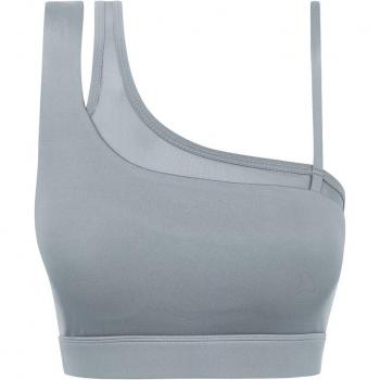 Top de mujer Karma Born Living Yoga en color salvia verde - Top deportivo premium asimétrico