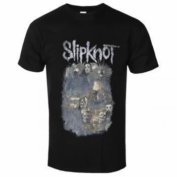 Slipknot Skull Group Metal T-Shirt - ROCK OFF M