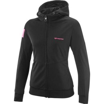 Ixon Chaqueta textil de moto para mujer Touchdown Air L Negro-Rosa Brillante