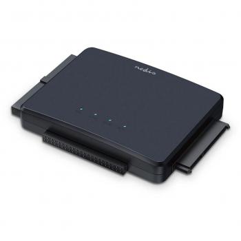 Adaptador de Disco Duro USB 3.2 Gen1 | 2.5 / 3.5 | IDE + SATA | Con Fuente de Alimentación