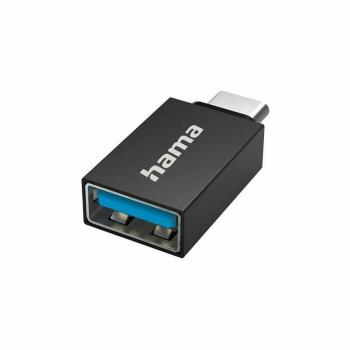 Adaptador USB-C a USB 3.2 Gen 1 Hama 00300083, 5 Gbit/s, Data y Video