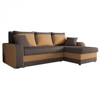 Sofá rinconero Comfivo 135 con función de descanso y caja de ropa de cama, 238 x 80 x 147 cm