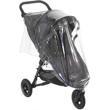 Protector de lluvia con cremallera para cochecito City Mini Single de la marca Baby Jogger transparente City Mini Single