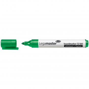 Rotulador para Pizarra Blanca Legamaster TZ 100 Verde Rellenable 1.5-3mm (Caja de 10)