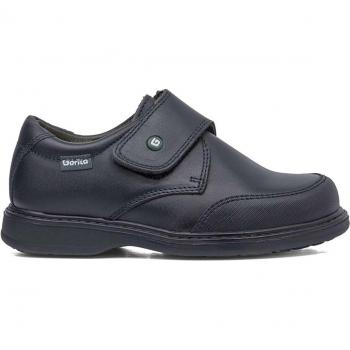 Mocasines de niño de piel en color azul marino Gorila 31401