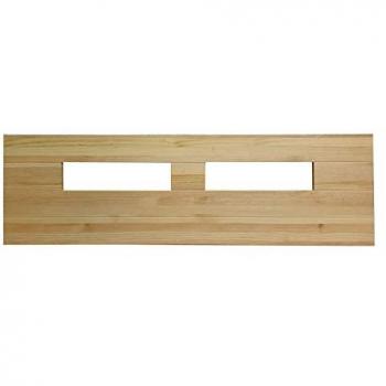 Cabecero Abierto SUECIA de Madera de Pino Barnizado Natural para Cama de 150 | Fabricado en España | Artesanal | Muebles PEJECAR