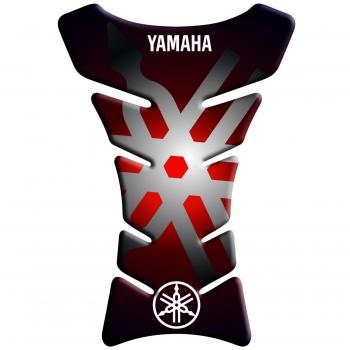 Motoking tanque pad compatible ETIQUETAS 3D-ETIQUETA ''yamaha 1 ''- tanque de la motocicleta y la protección de la pintura universal