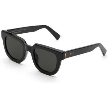 Retrosuperfuture Unisex Serio Black Acetate Round Sunglasses GP0