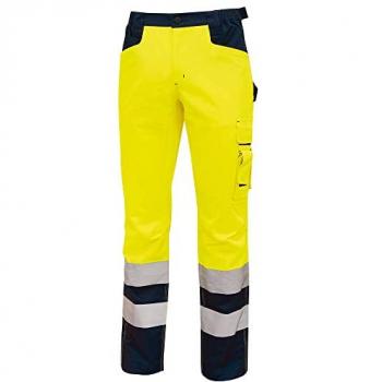 Pantalón de Trabajo Alta Visibilidad Beacon - Amarillo Flúor - Talla XL - U-Power
