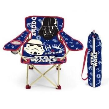 Silla pleg c/brazos/funda de Star Wars