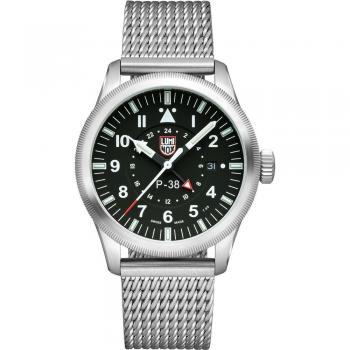 Reloj Luminox P-38 Lightning GMT 42mm Hombre Acero Inoxidable 100M XA.9522