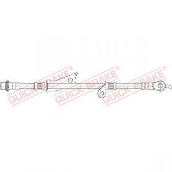 Latiguillo de Freno Rápido QUICK BRAKE 58.861 con Alta Resistencia y Durabilidad