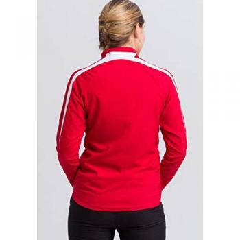 Chaqueta de presentación Liga 2.0 para señoras, poliéster, color rojo/blanco, talla 34