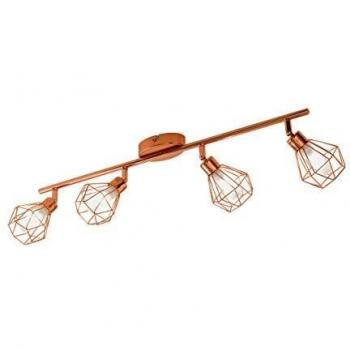 Spot de Techo LED Eglo Zapata 4 Focos G9 Cobre Multicolor 95548