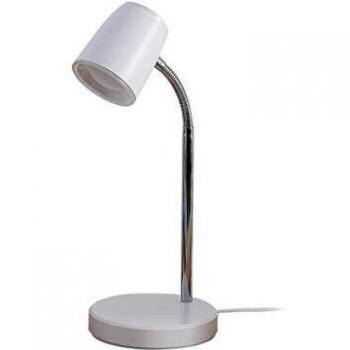 Lámpara de mesa LED Jegor en blanco