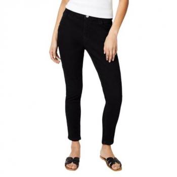 Petite Comfort Stretch Black Skinny Jeans for Women - Size 12 Regular