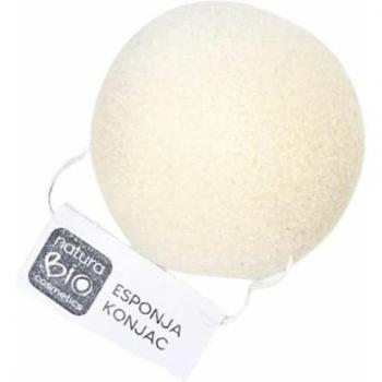 Esponja Konjac Naturabio Cosmetics 100% Natural Biodegradable Facial y Corporal 1 Unidad