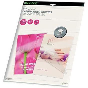 Bolsas de Plastificación Leitz iLAM A3 250 Micrones Pack de 25